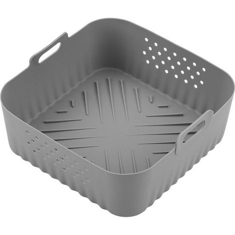 Fodera in silicone per friggere - Riutilizzabile - Adatta per Ninja AF181/AF180/AF141/AF140 - Grigia (1/5)