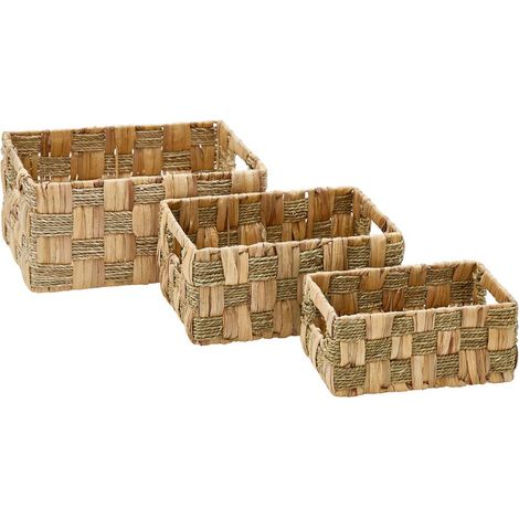 Confezione da 3 cassette nadi marroni - Atmosphera créateur d'intérieur