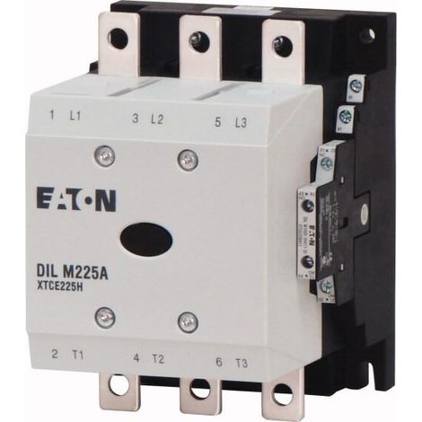 Contacteur de puissance 3p+2F+2O 110kW/400V/AC3 EATON DILM225A/22(RAC120)