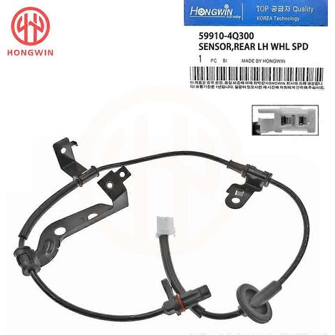 Capteur de vitesse de roue ABS avant/arrière gauche/droite pour Hyundai Sonata 2011-2016 1.6 2.0 2.4L l4 : références 59810-4Q000, 59830-4Q000 et 59910-4Q300 (arrière gauche). (1/5)