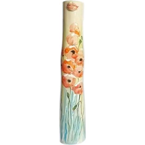 FENOPLASTICAVase décoratif en forme de visage de fille, pot de fleurs, support pour plantes artificielles A (1/4)