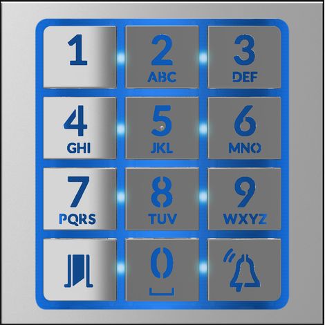 MTMFKB-MA - Facade module clavier MA CAME 840XC-0240