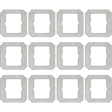 Lot de 12 lingettes de rechange pour aspirateur robot ECOVACS Winbot Mini (1/5)