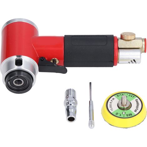 Petite meuleuse à air comprimé aluminium PVC pour meulage précision et finition pointes, 1 ponceuse 2 supports 1 interface 1 tenon (1/5)