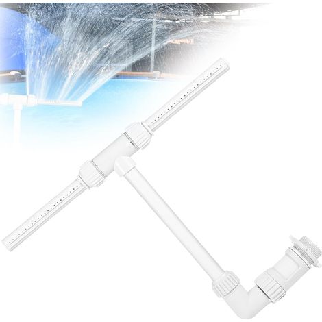 Doppelbrunnen für Schwimmbad, verstellbarer Brunnen, mit Adapter, für Schwimmbad und Spa (1/5)
