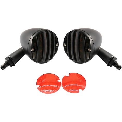 Feux clignotants avant LED moto, noir, haute luminosité étanches, durables et résistants aux chocs (1/5)