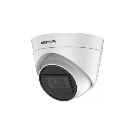 Hikvision DS-2CE78H0T-IT3F 2.8MM 5MP IR Telecamera dome a torretta analogica per esterni con obiettivo fisso da 2,8 mm, connessione BNC (1/2)