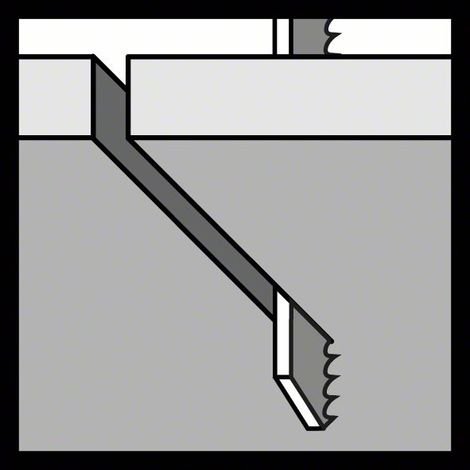 Stichsägeblatt T 101 A Gesamt-L.100mm Zahnt.2mm HSS 5 St./Karte BOSCH