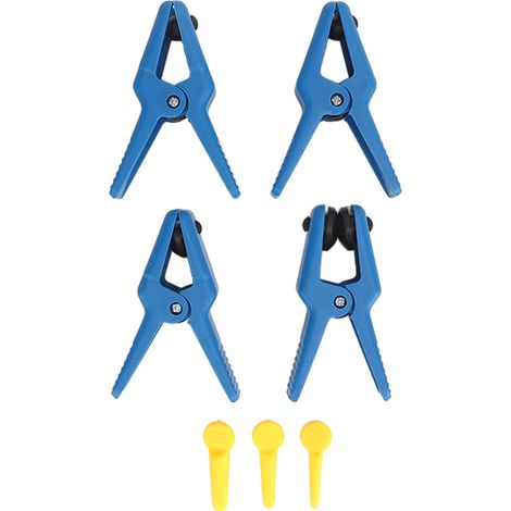 Kit de 7 bouchons pour conduites de fluides avec 3 embouts pour conduites de frein, rampe d'injection, conduite de climatisation et raccord banjo. (1/5)
