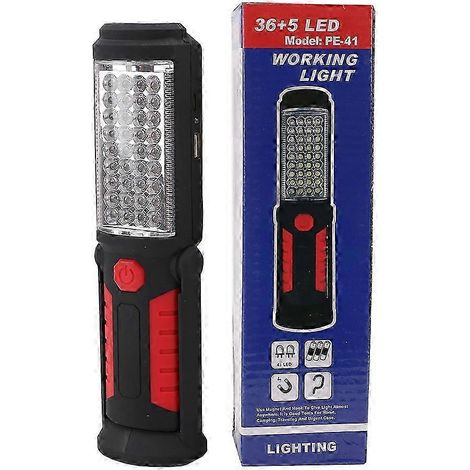 Lampe de travail LED rechargeable avec base magnétique - 7 modes, étanche IPX6, batterie 1200 mAh pour atelier, garage, camping (1/5)