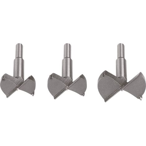 Mèches bois carbure 45/50/60mm pour portes sphériques et tiroirs, installation rapide (1/5)