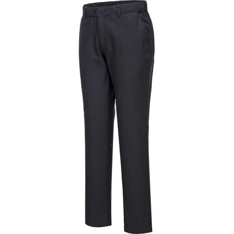 Pantaloni Chino Stretch Slim Taglia 40 Colore: Nero - Portwest