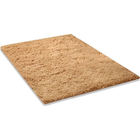 Alfombra De Felpa Para Interior - Alfombra De Sala De Estar Y Dormitorio - Antideslizante Con Puntos En La Base - Para Niños Y Niñas (1/5)