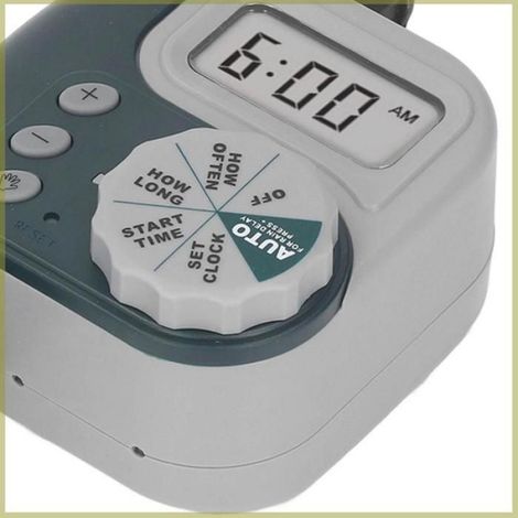 Minuterie D'arrosage Programmable, Fonctionnement Facile, équipement D'arrosage pour Jardin et Piscine, Vert (1/4)