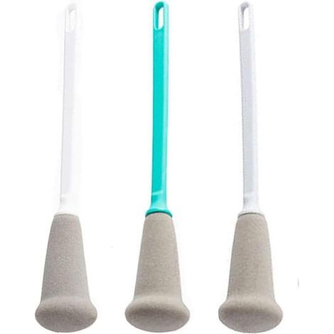 3pcs Cleaning Brush, Long Bottle Brush for Washing Beer, Wine, Sports Bottles, Water Bottles, Kettle, Narrow Neck Bottle Carafe (1/5)