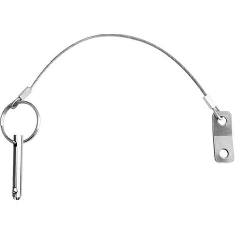 Accessoires de quincaillerie pour auvents marins, goupilles de largage de cordage en acier inoxydable, accessoires de quincaillerie pour yachts et camping-cars - avec goupilles à chaîne longue - goupi (1/2)
