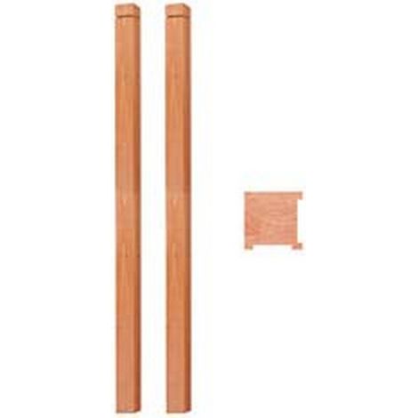 1PZ PALO PER GRIGLIATO AD ANGOLO - cm.6x6x230h.