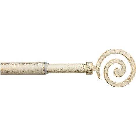 SCORRITENDA 'MINI KIT FERRO' mod. 'Spirale' col. avorio oro