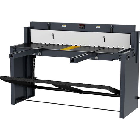 VEVOR Forbici a Pedale per Lamiera, Cesoia Manuale da Pavimento Larga 1320 mm con Telaio in Acciaio Solido, Spazio Lame Regolabile, Fermi Materiale Comando a Pedale per Taglio di Acciaio, Rame
