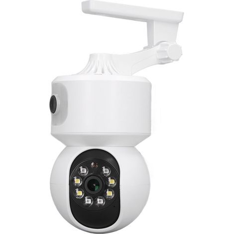 Binokulare Überwachungskamera, intelligente WLAN-Innenkamera, kabellose HD-Sicherheitskamera, 100–240 V, EU-Stecker (1/5)