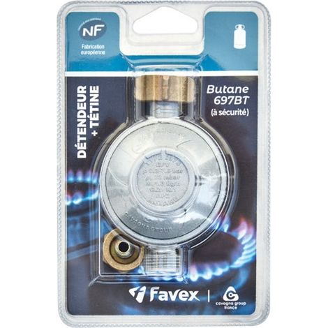 Riduttore di butano 28mb + tettarella Sc - Favex