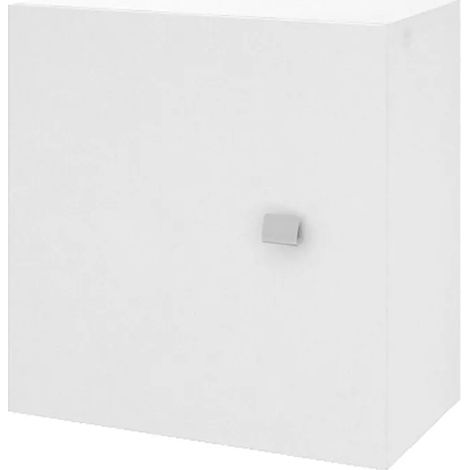 Pensile bagno 45 cm bianco lucido anta reversibile (1/4)