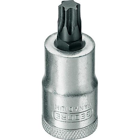 Embout tournevis 1/2 " interieur Torx T 40 / L 55mm (G) (1/2)