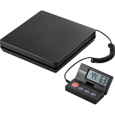 Balance Postale Numérique 50 kg Pèse-colis de Précision 2 g avec Minuterie Fonction Tare Maintien Écran LCD Pliable 90° Balance Portable pour Bagage Maison Poste Alimentation CA/CC Certifiée FCC (1/5)