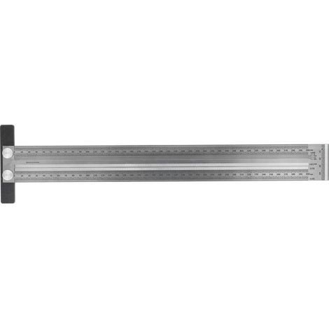 Règle de marquage 400mm pour menuiserie, outil de mesure et traçage précis pour charpentiers. (1/5)
