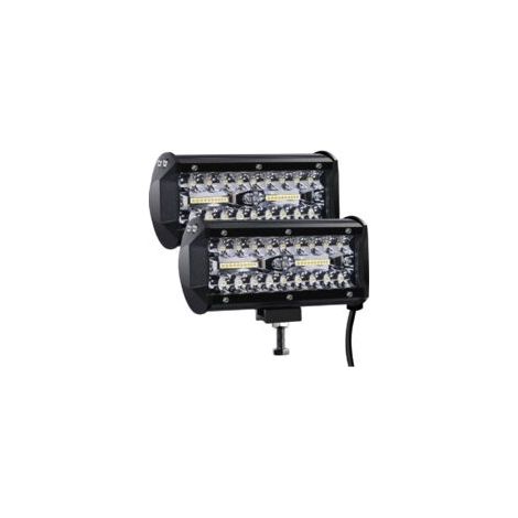 Phare de Travail LED 12V 300W 7'' Projecteur LED Voiture 12v Etanche IP67 Spot Flood Feux Antibrouillard LED 27,000lm Feux de Travail pour Voiture Camion Tracteur SUV Bateau(2 PCS) (1/4)
