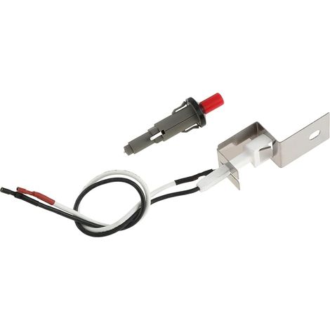 Kit d'allumage piézo pour barbecue à gaz, kit d'allumage pour Weber 80462, compatible avec barbecue à gaz Weber Q100 Q200