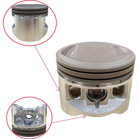 Piston parts compatible with YinXiang YX140 YX150 P56FMJ 140CC piston rings--DTEKGAZ