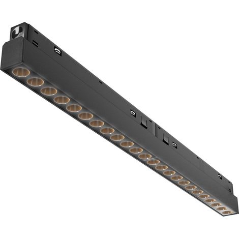 Lampada lineare su binario nera LED 24W DALI Maytoni (1/2)