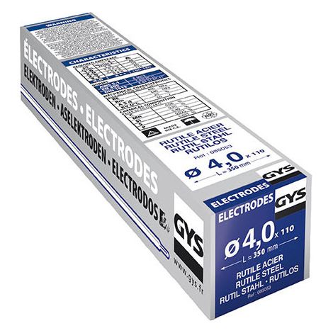 électrode Rutile Acier ø4 Gys Soudage Facile Acier Rutile - Gys