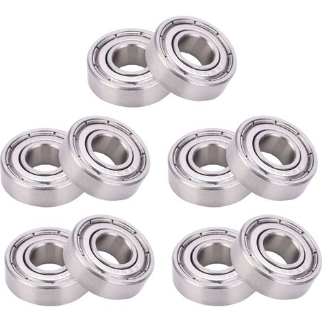 10 pièces de roulements miniatures en acier inoxydable pour réducteur S698ZZ 19x8x6mm (1/5)