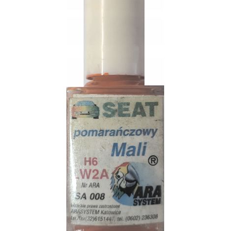 Retouche peinture orange mali pour rayures Seat LW2A H6 (1/5)