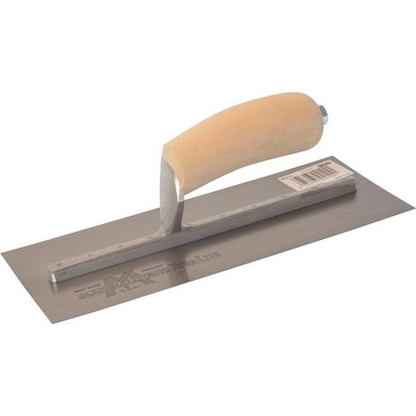MXS1 Plasterer's Finishing Trowel Wooden Handle 11 x 4.1/2in (1/3)
