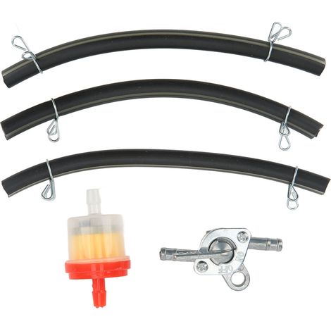 Filtre à carburant pour moto Suzuki, kit tuyau et robinet d'essence, pièces de performance de remplacement, accessoire motocyclette, 4 temps, compatible avec modèles GSX et DR. (1/5)