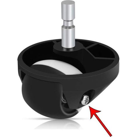 Roue avant améliorée avec vis, compatible avec les Roomba 500, 600, 700, 800 et 900. Aspirateur robot compatible avec iRobot Roomba. Accessoires et pièces détachées améliorés. (1/4)
