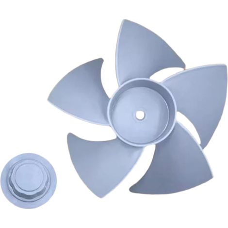 Ersatz-Tischventilatorflügel mit Mutternabdeckung, einfache Montage, verbesserte Kühlleistung, geeignet für Zuhause und Büro (1/5)