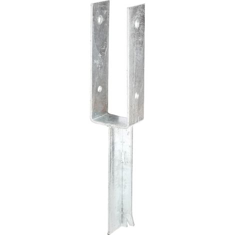 ALBERTS U-Pfostenträger/Betonanker T-Eisen, fvz, zEinbet., BxH 71x200mm, L Anker 200mm (1/5)