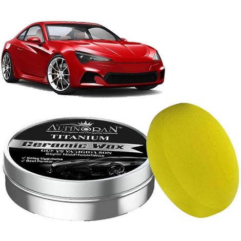 Cire céramique titane, cire céramique, produit de polissage pour l'entretien et la réparation des rayures automobiles, pâte de cire pour l'entretien de la peinture automobile (1/4)