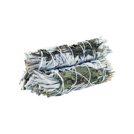 Smudge Stick - Sauge Blanche & Menthe Poivrée 10cm- Vendu par 1