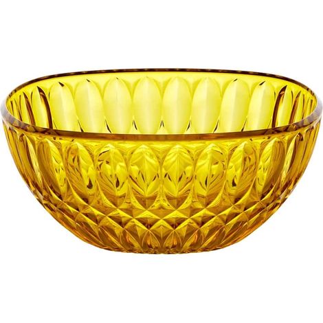GUZZINI Contenitore Vanity Bio-Based D 21 Cm Giallo Zafferano (1/5)