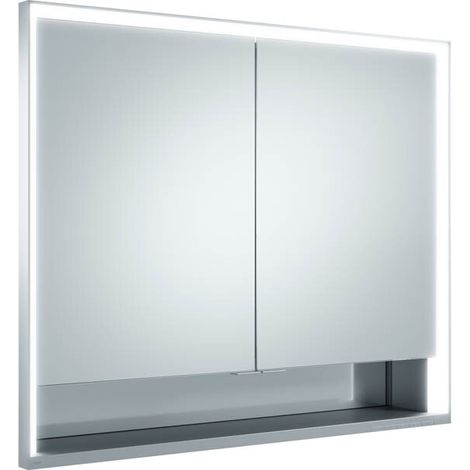 KEUCO Royal Lumos Spiegelschrank Wandeinbau 2-türig, kurze Tür,