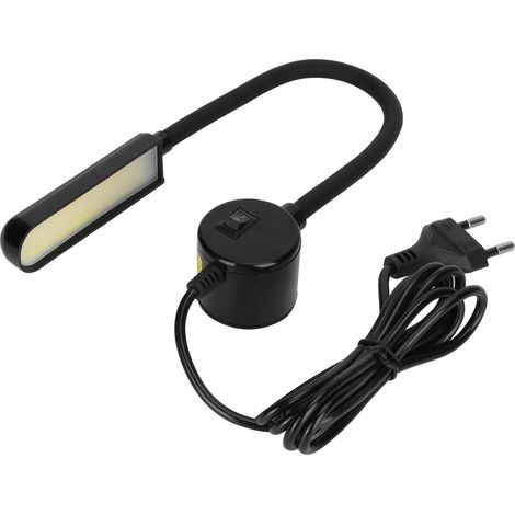 6W 30LED COB Nähmaschinenleuchte, Hochleistungslampe mit Magnetfuß und EU-Stecker (AC/DC 85-265V) (1/5)