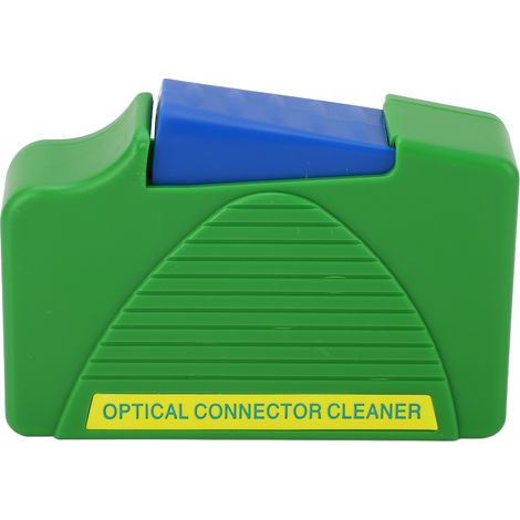 Boîte de nettoyage pour fibres optiques, nettoyant pour connecteurs optiques, accessoires pour câbles de raccordement, vert (1/5)
