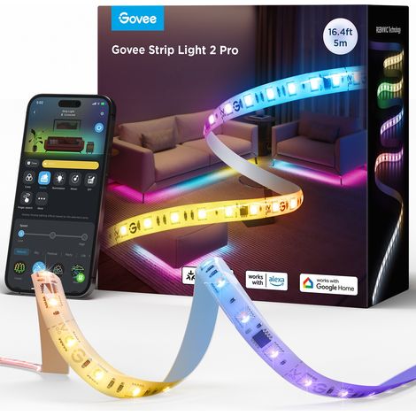 Govee H61F5 Striscia LED Multicolore 5m Interno (1/2)