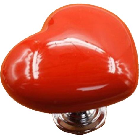 Botón pulsador de inodoro de plástico con forma de corazón para mujeres con uñas largas: higiénico y portátil. (1/5)