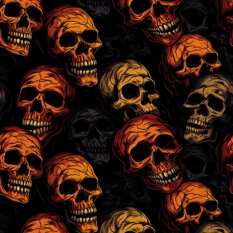 Tela decorativa para exteriores Oxford - Motivo de calavera I DX4422 (1/5)